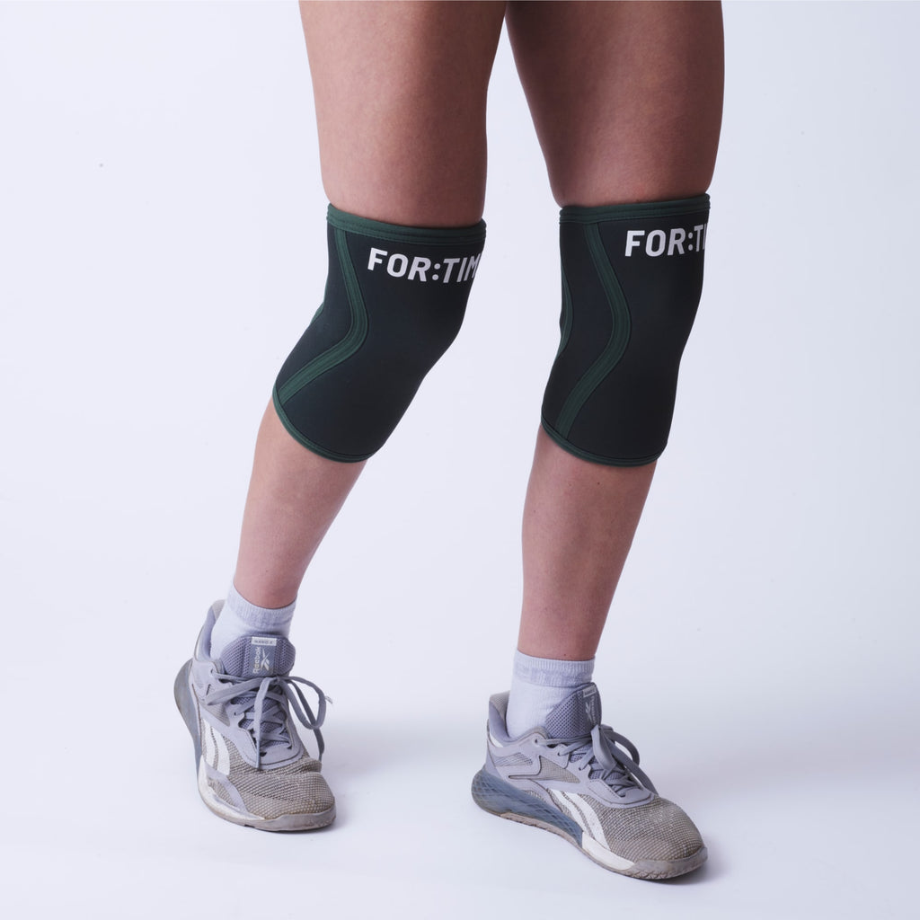 Power On CrossFit Knee Sleeves FOR:TIME FITNESS
